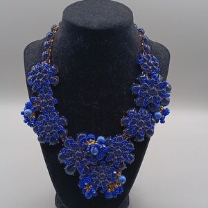 JCrew Statement Necklace in Blue